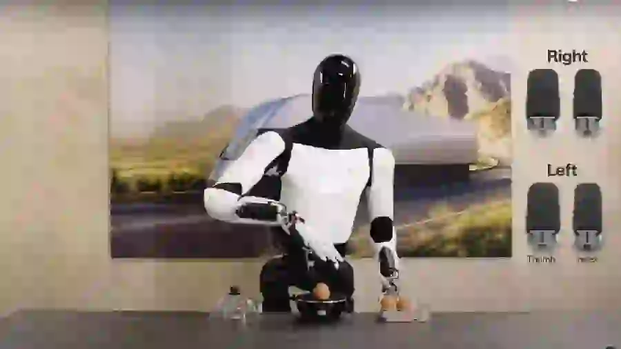 Photo of Optimus robot, Tesla's first humanoid robot