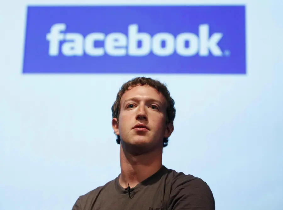 Stock image of Mark Zuckerberg, the main founder of the famous Facebook company