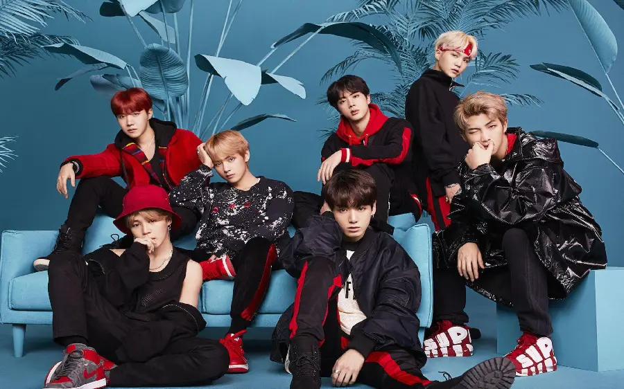 Background photo of BTS for computer background