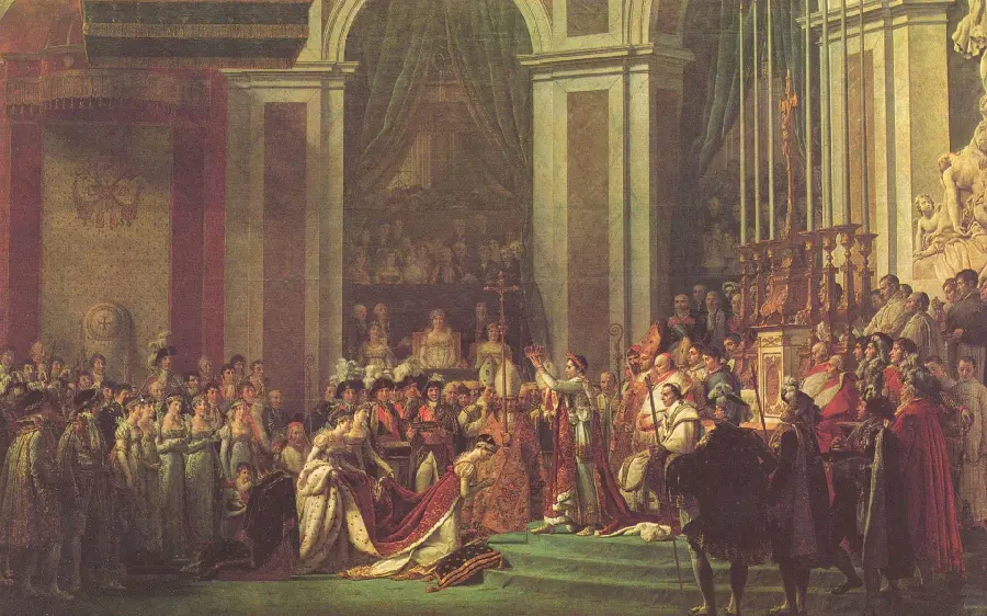 Download a photo of a historical painting known as an immortal work in a classical artistic style