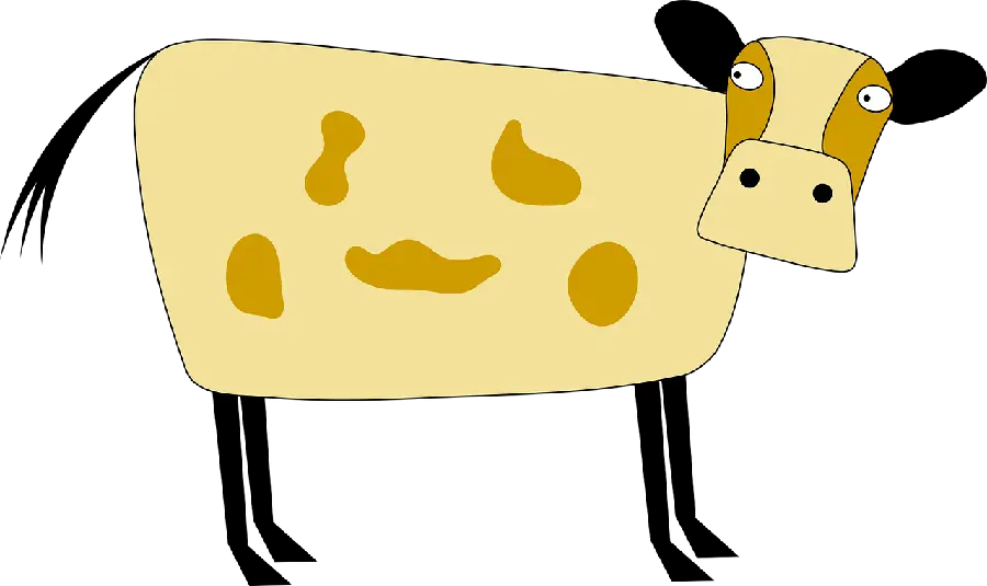 Download Cartoon Cow PNG Photo, Cropped and Without Background for Free 