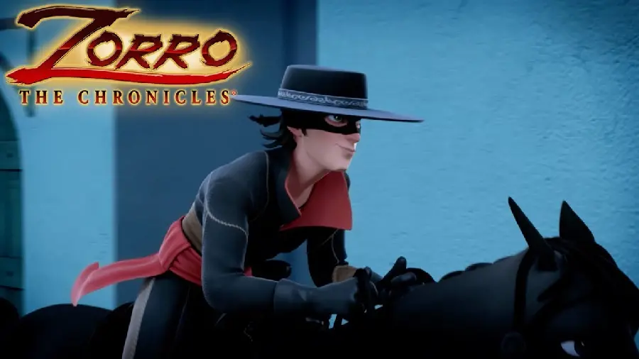 Download cartoon wallpaper of the famous hero Zorro