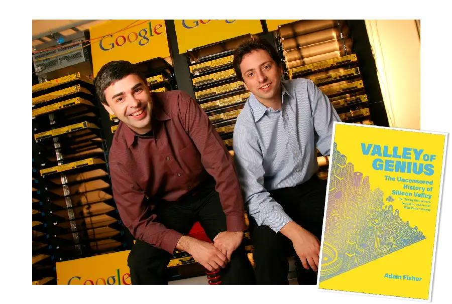 Photo of Larry Page and Sergey Brin, founders of Google
