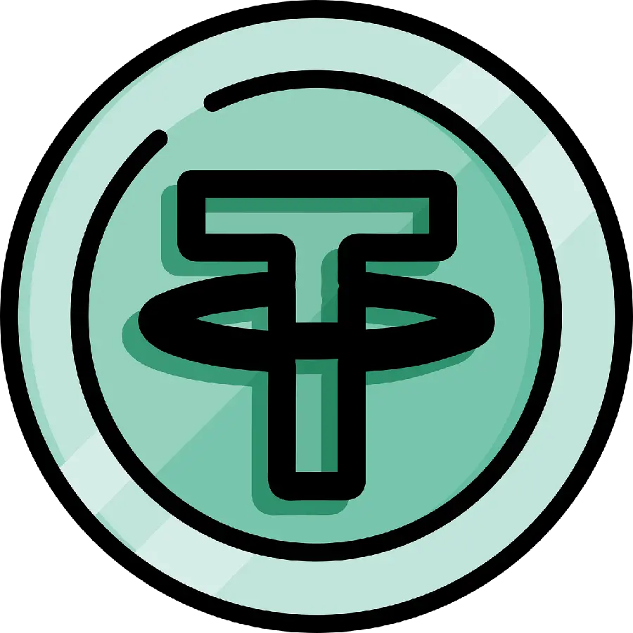High quality Tether cryptocurrency highlight cover