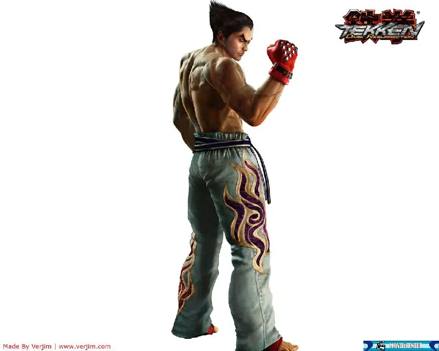 Kazuya Mishima Wallpaper with White Background
