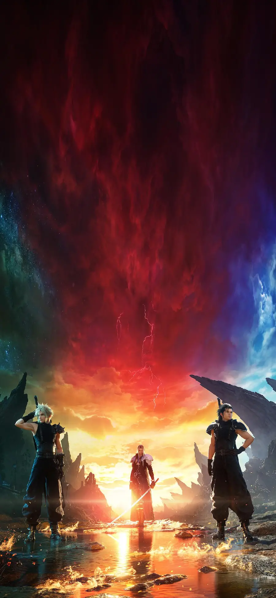 Vertical wallpaper from the role-playing game Final Fantasy 7