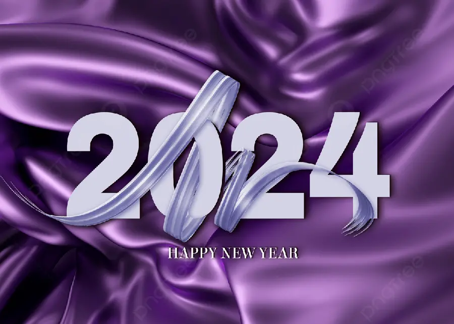 Simple profile picture for New Year and Christmas 2024 greetings
