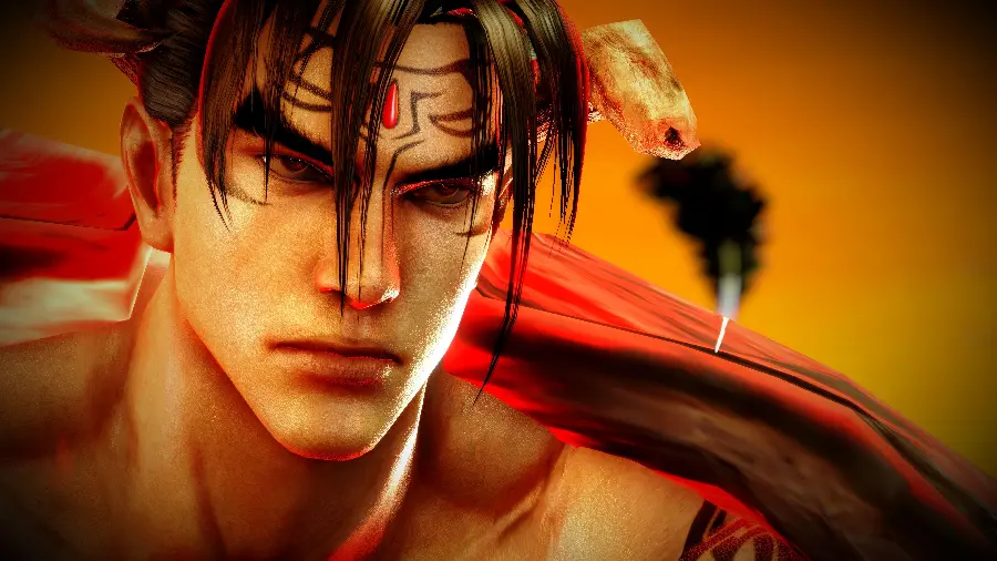 Jin Kazama stock image for wall poster printing