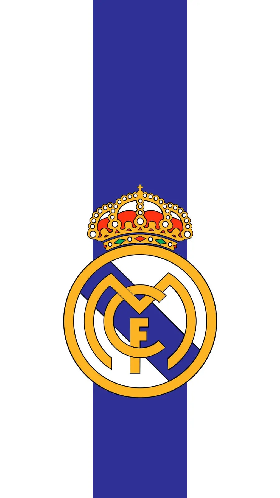 Real Madrid logo image with a special and unique white background 