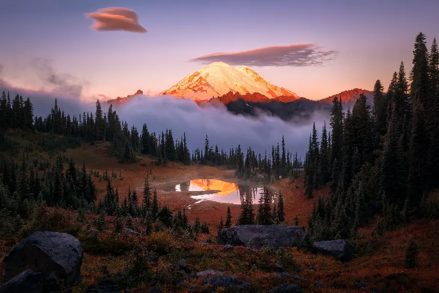 Full-download wallpaper of natural scenery, the best place to camp