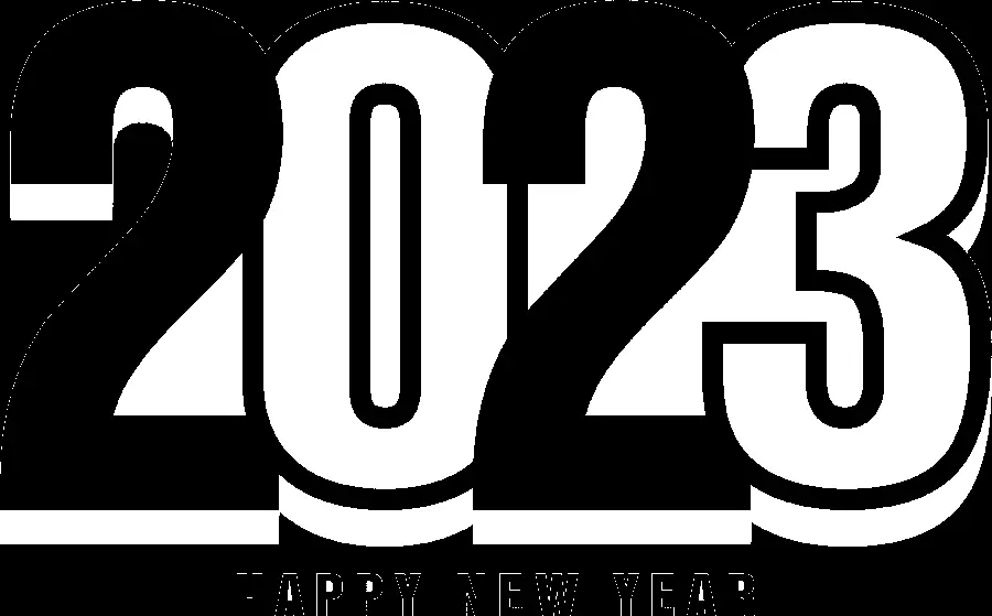 Image with a design of the new year 2023 for free