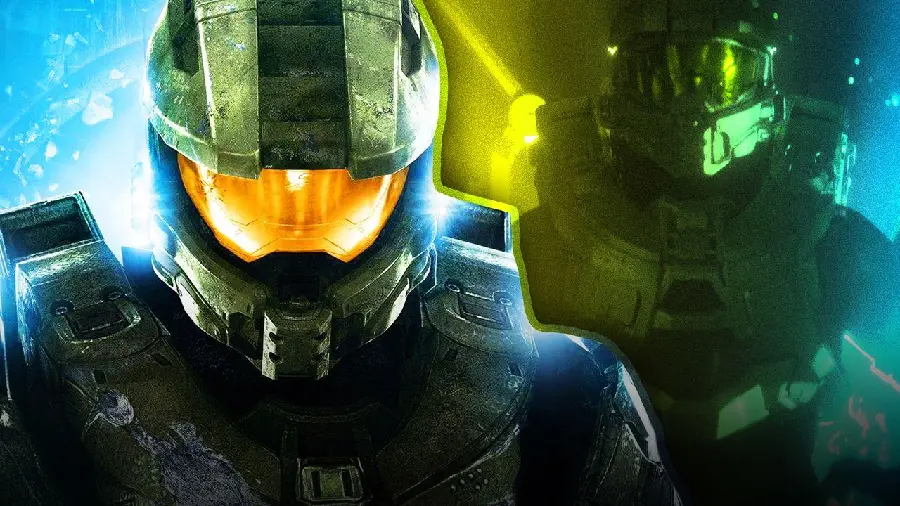 High-quality background image of Master Chief with the number 117 on his chest