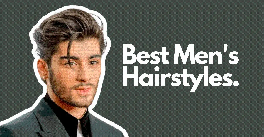 Picture of the attractive hairstyles for boys 2024 and 1403 of the English singer Zayn Malik 