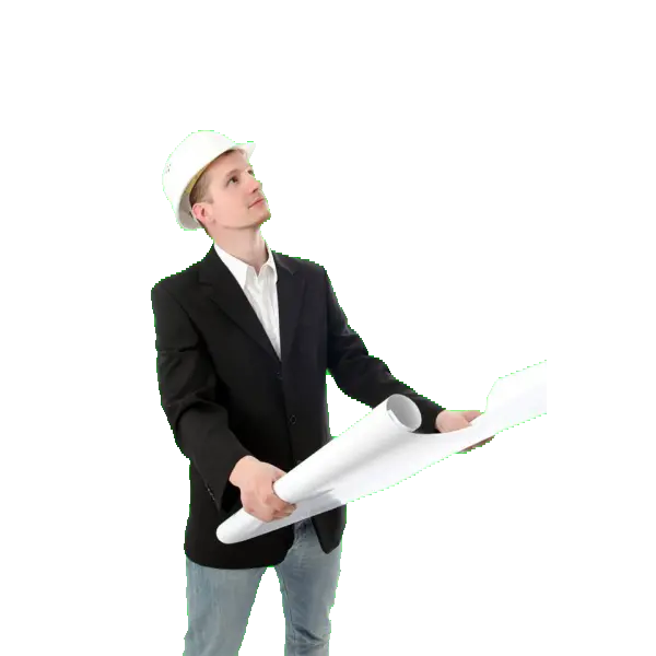 Interesting photo And a real civil engineer, a man, has been cut out 