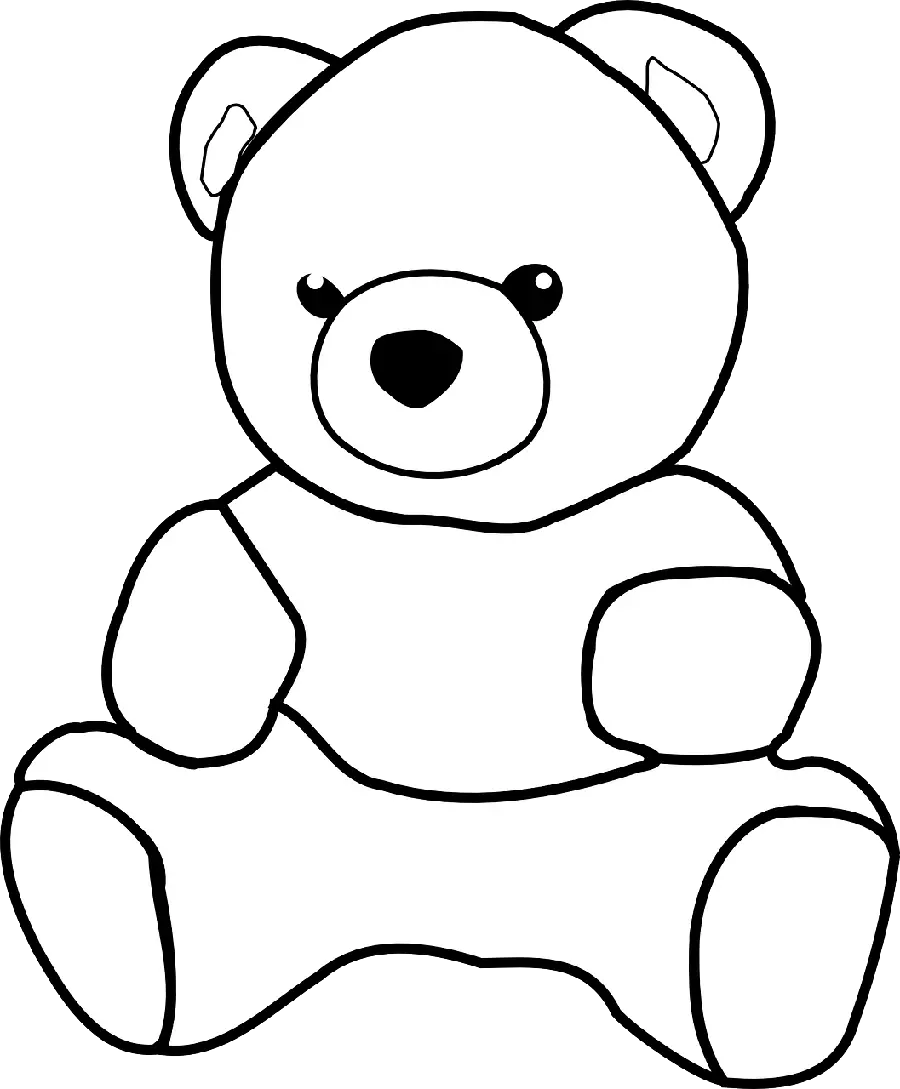 Photo of a PNG painting of a bear for printing on children's products