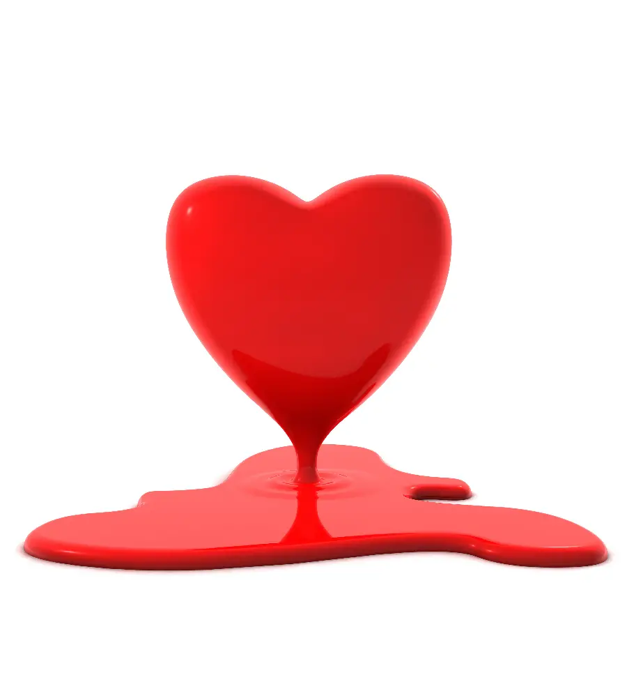 Fantasy and red heart background photo for Valentine's Day with high quality
