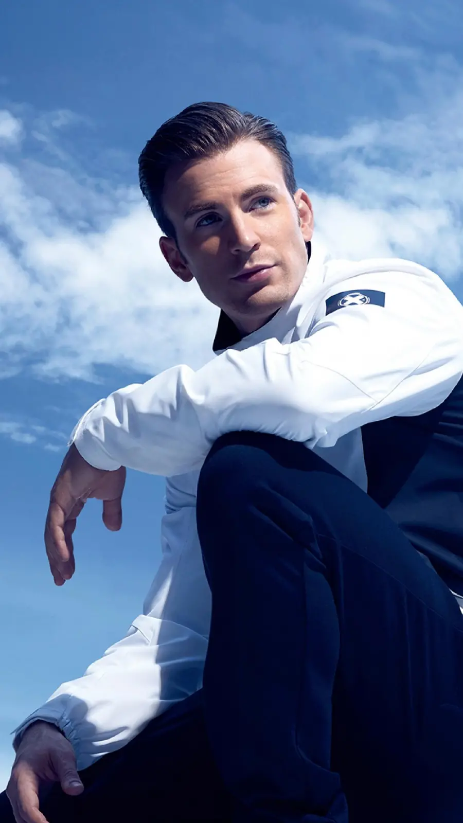The most beautiful background photo of Chris Evans for Telegram profile