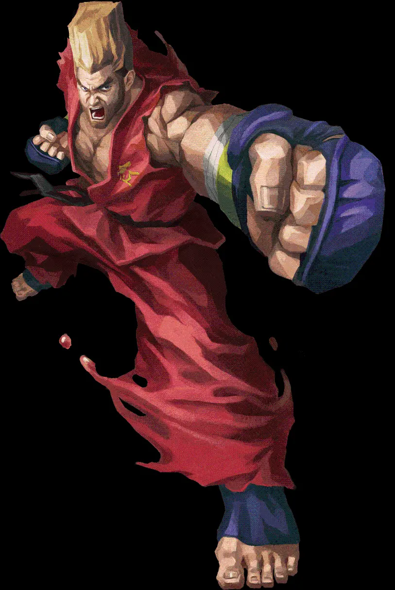 Cool photo of Paul Phoenix in special fighting mode