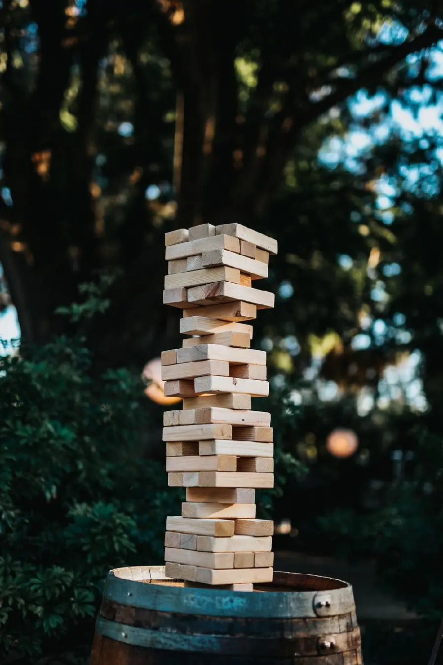 Photo of a Tower of Excitement Arranged in the Shape of Building Blocks