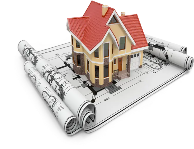 Free download of wooden house model photos and construction engineering plans and drawings