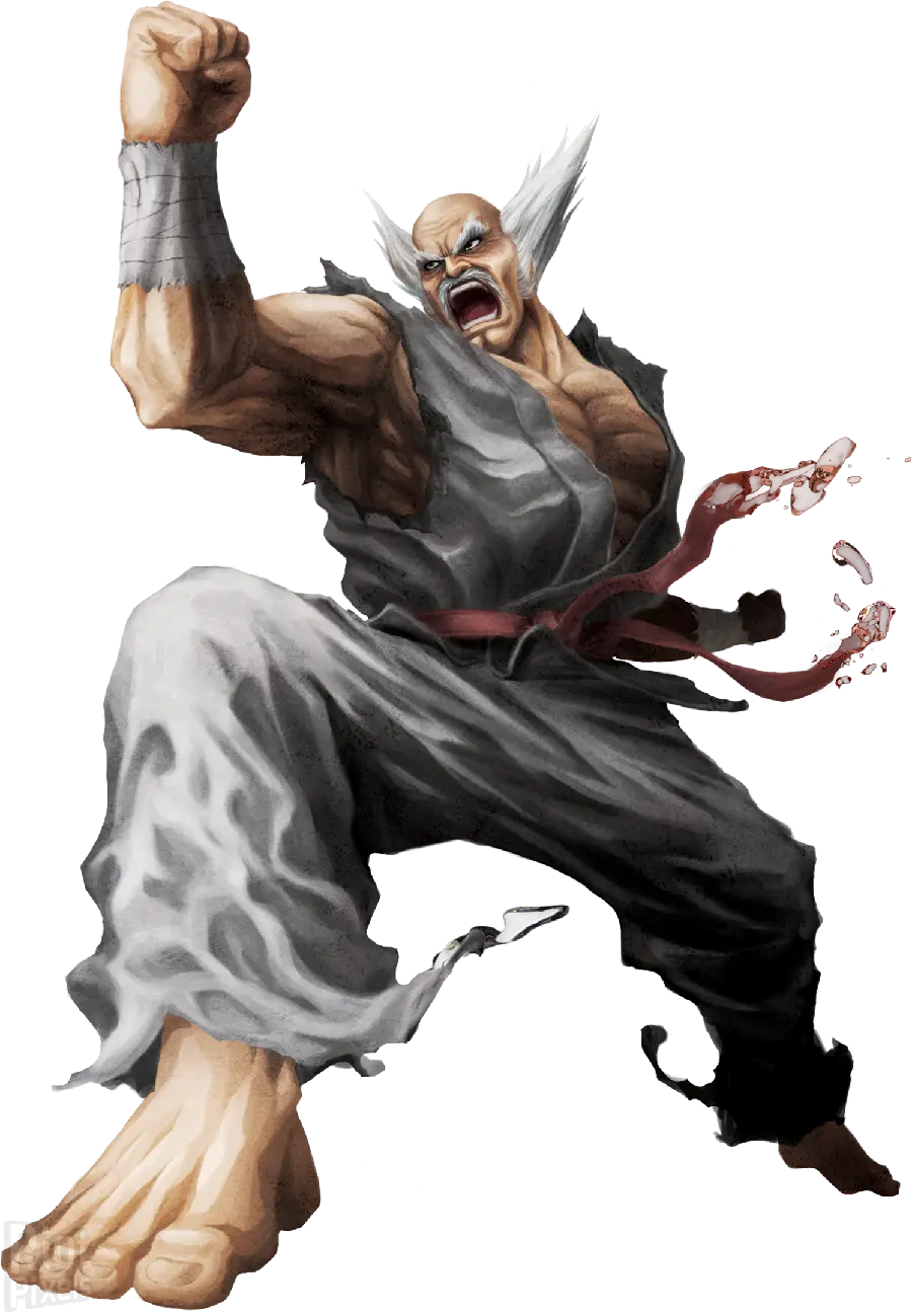 Heihachi Mishima photo for printing on the label