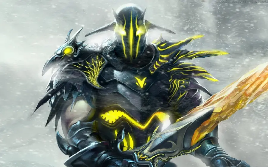 The coolest wallpaper of the fictional character of the video game Dota