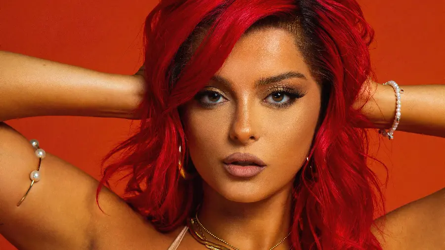 American pop singer Bebe Rexha's caption