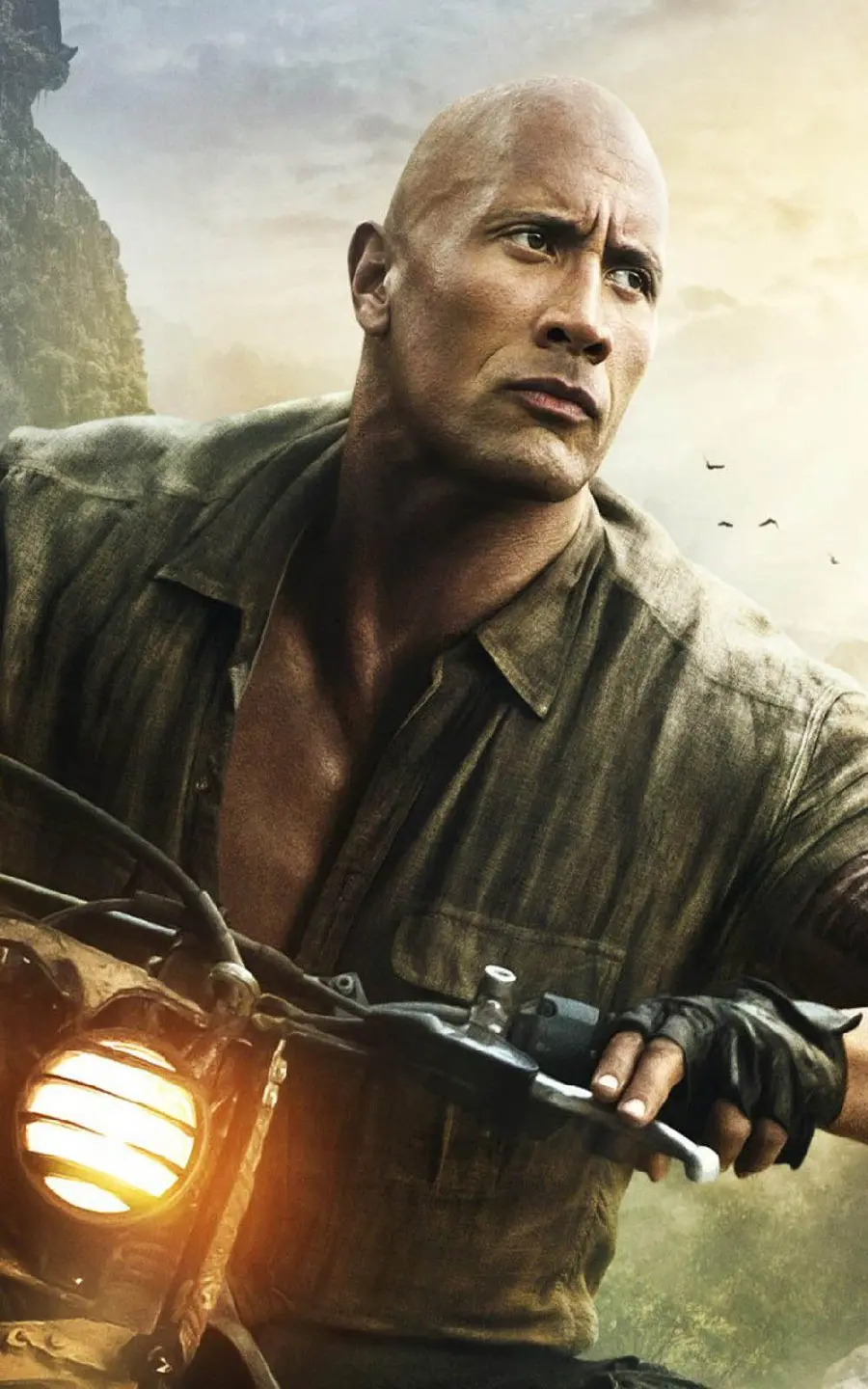 A photo of one of the most successful actors in the world named Dwayne Johnson