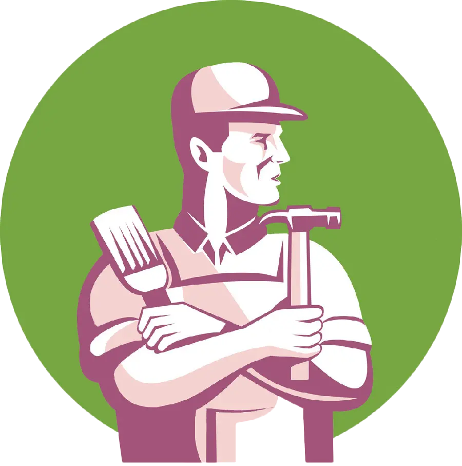 Carpenter's png and cutout image for beginner logo design