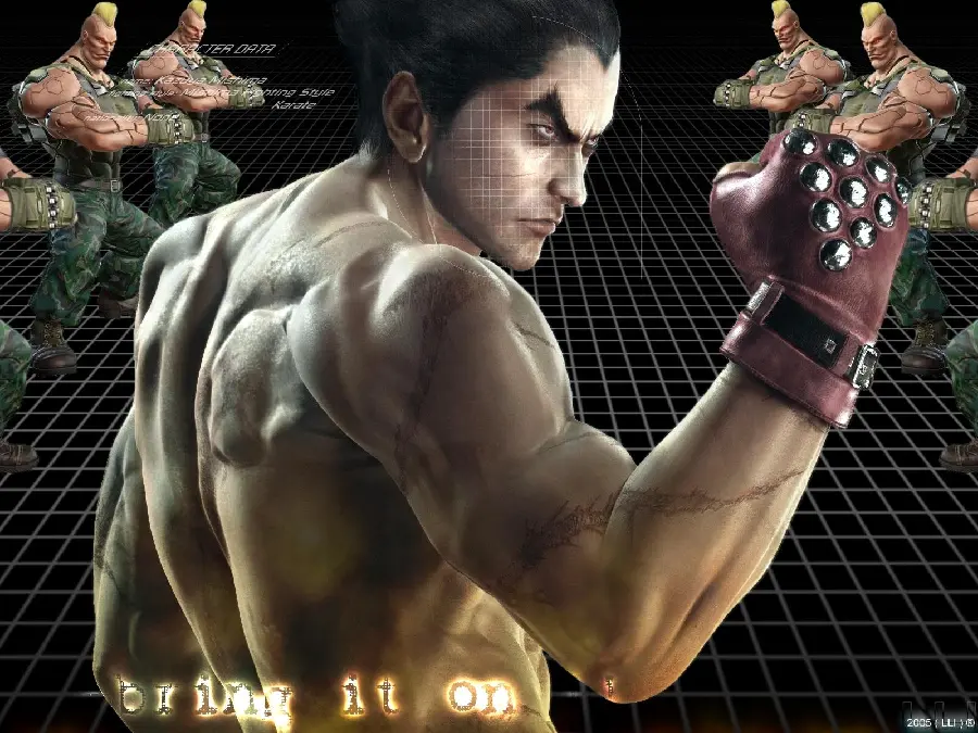 Kazuya Mishima Preparing for a Fight