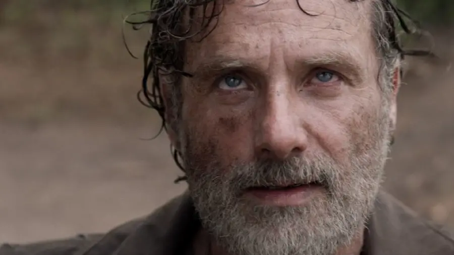 Photo of Rick, the brave and fearless police officer in the Walking Dead series
