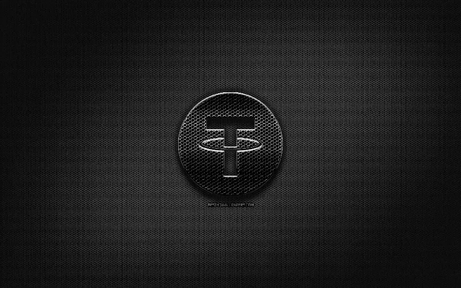 Free download of the Tether photo of the basic digital currency created by the blockchain suitable for profiles and stories 