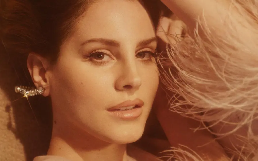 Wallpaper of Lana Del Rey, emotional singer and songwriter