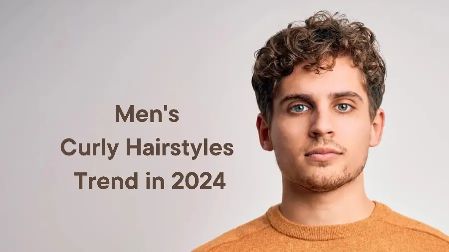 Men's Curly Hairstyle Trend in 2024 and 1403