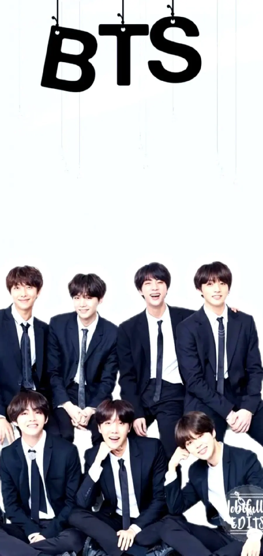 Popular BTS design for iPhone boy background photo BTS