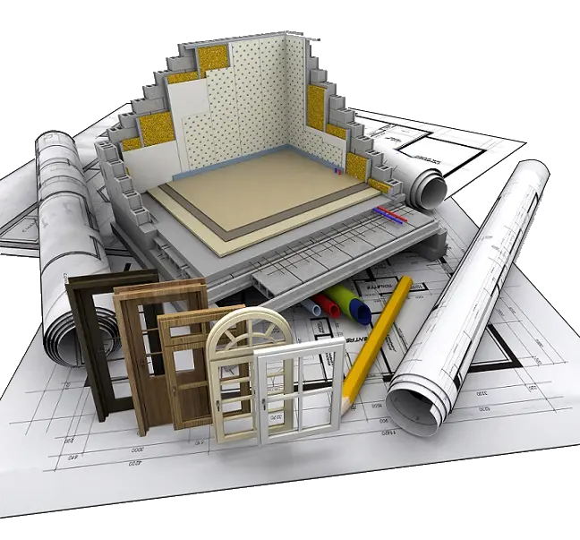 Image of drawing, engineering and architectural equipment and tools 