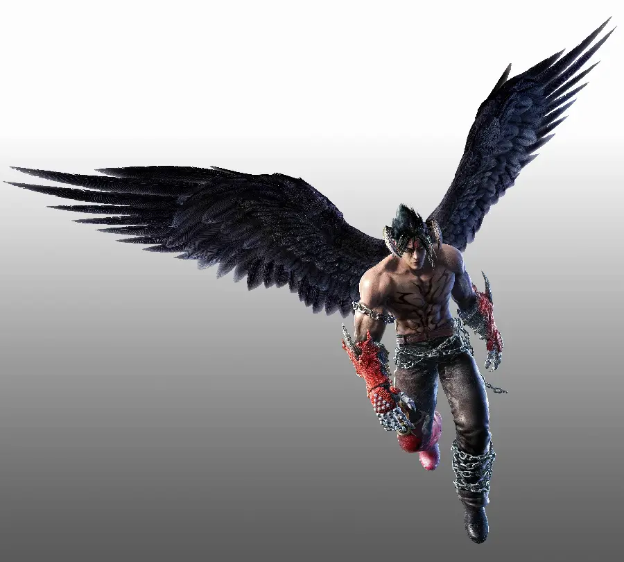 Download Jin Kazama photo Jin Kazama with black wings
