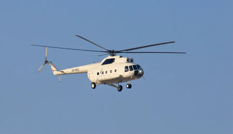 Private helicopter with the most stylish interior design