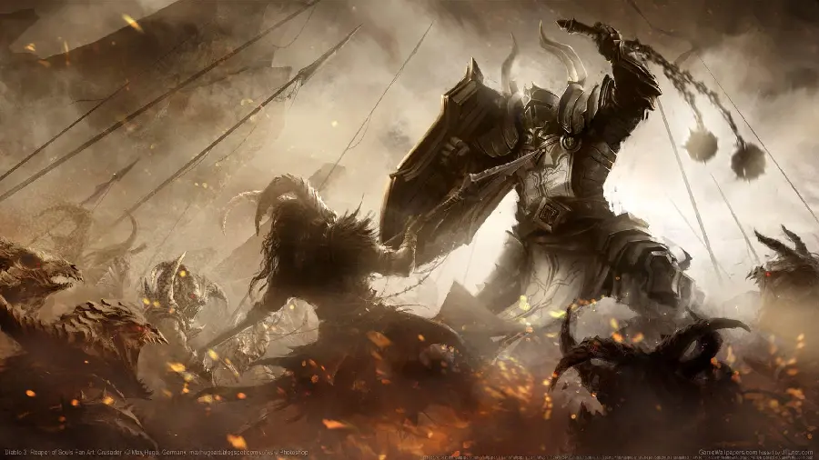 Diablo game atmosphere wallpaper with high quality 