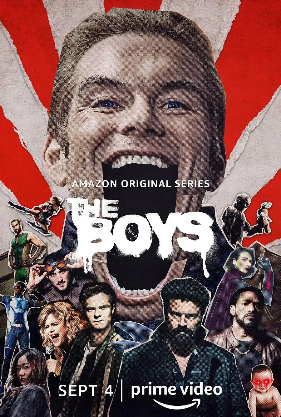 Homelander background with boys text