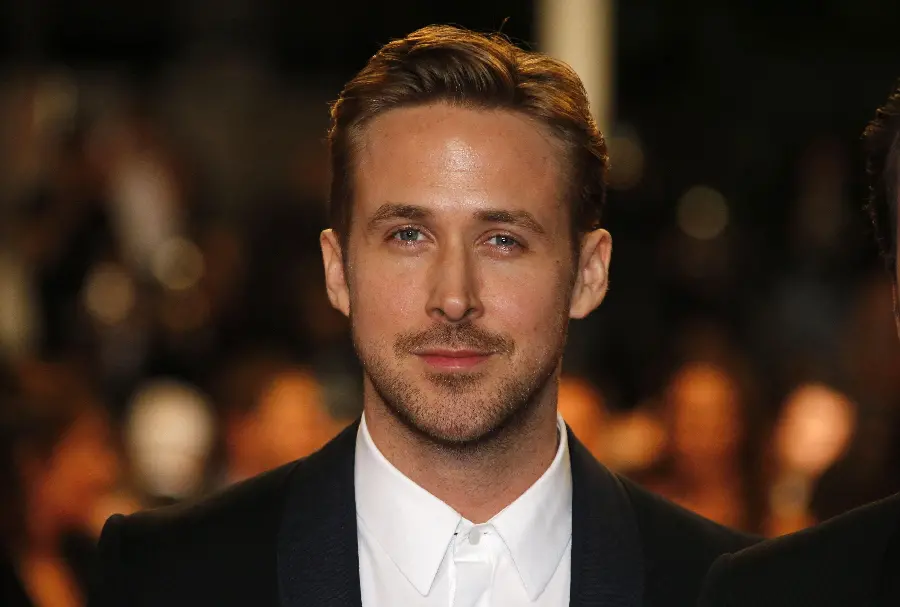 Picture of the popular Canadian producer Ryan Gosling in the series The Big Short