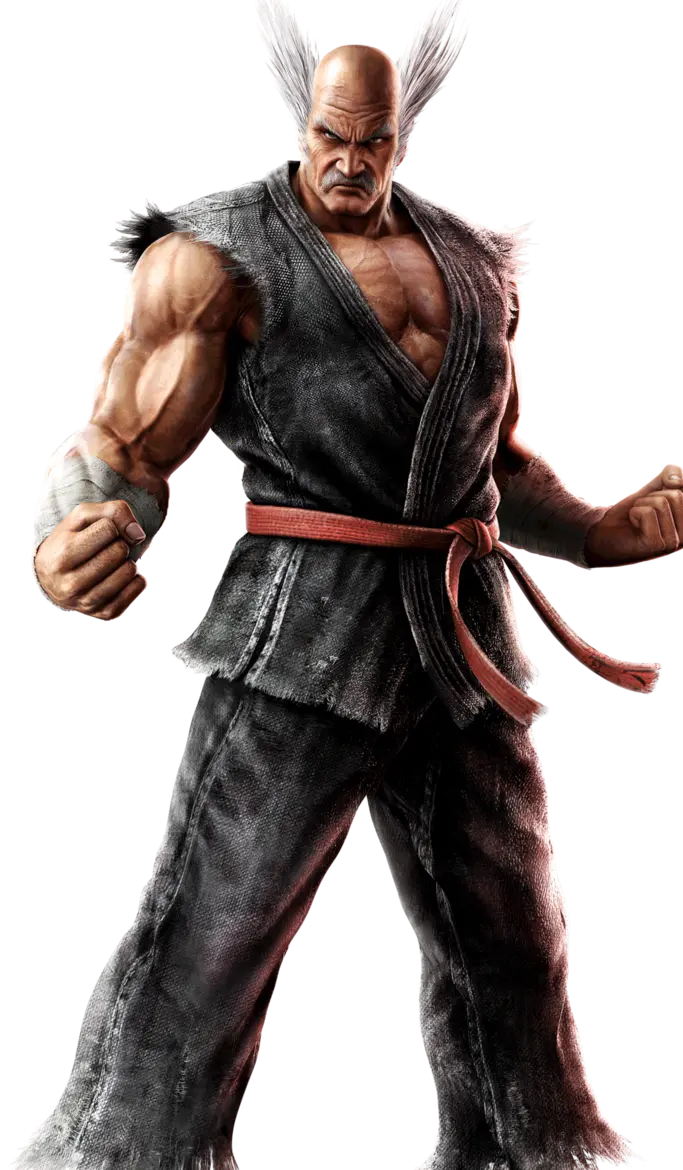 Full-length background photo of Heihachi Mishima