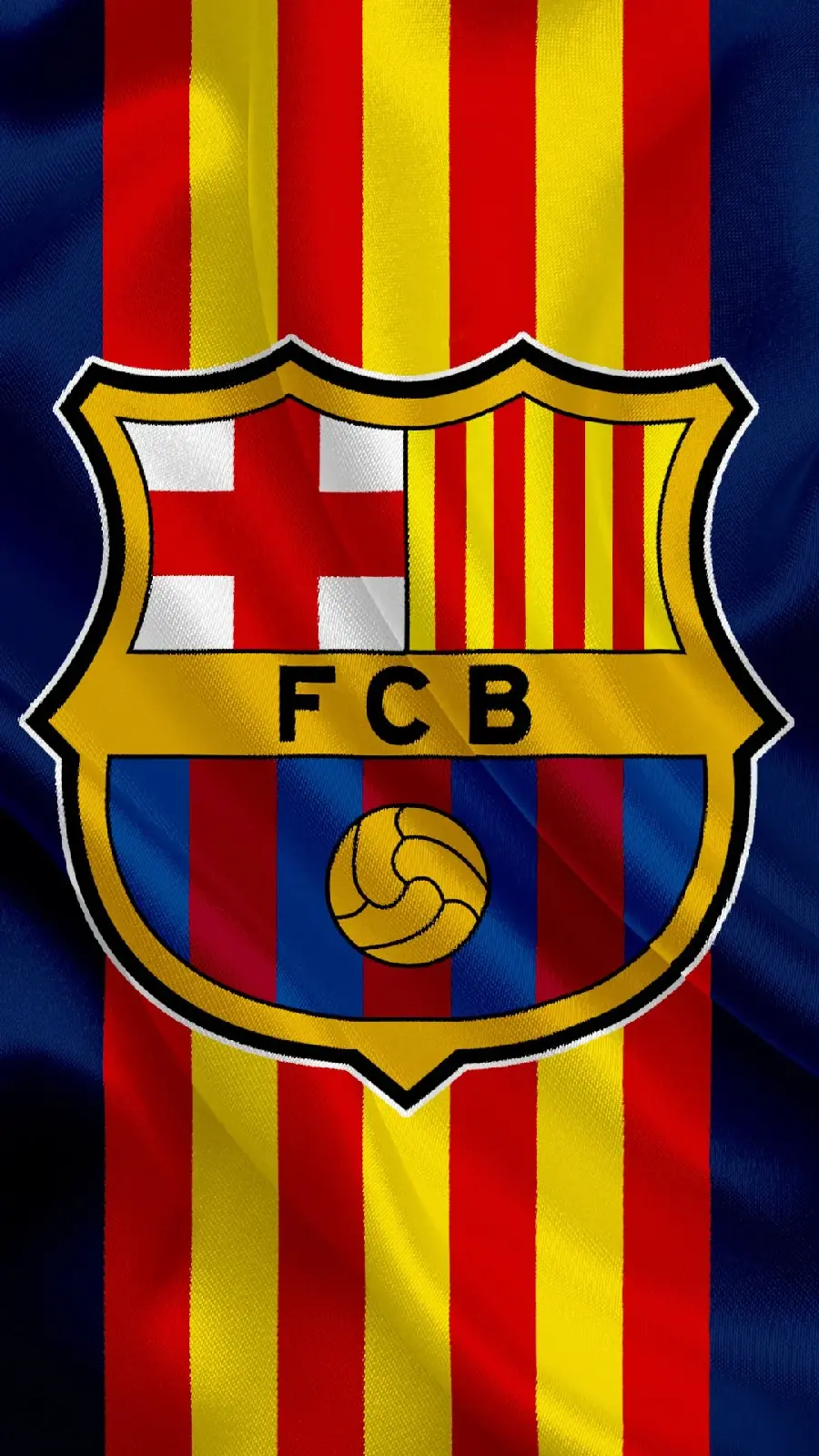 Flag photo Barcelona's most popular team for boys' football wallpaper 