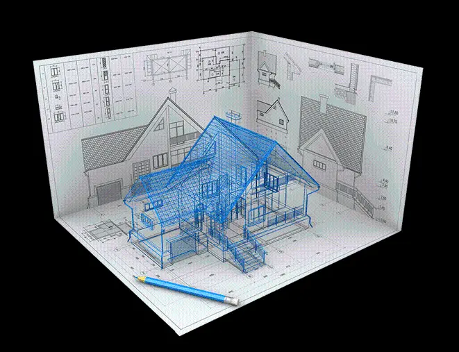 Photo of the main plan of a residential and office building with high quality 