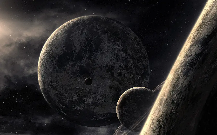 Cool and interesting image and background of space in a new design and style