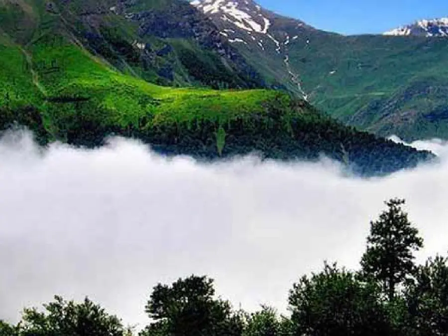 Stock photo of natural and lush landscape of Gorgan