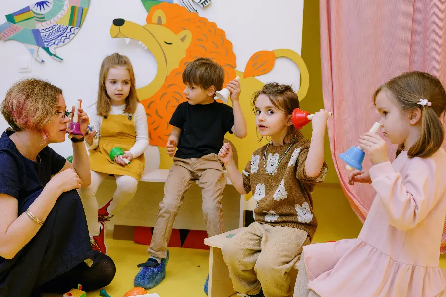 Background photo of education with games and fun for ideas in kindergarten