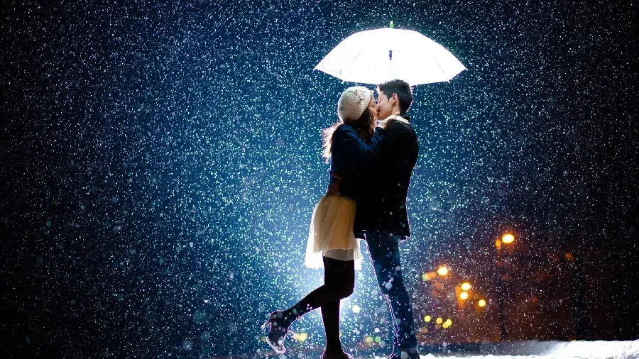Winter romantic wallpaper with 4k quality