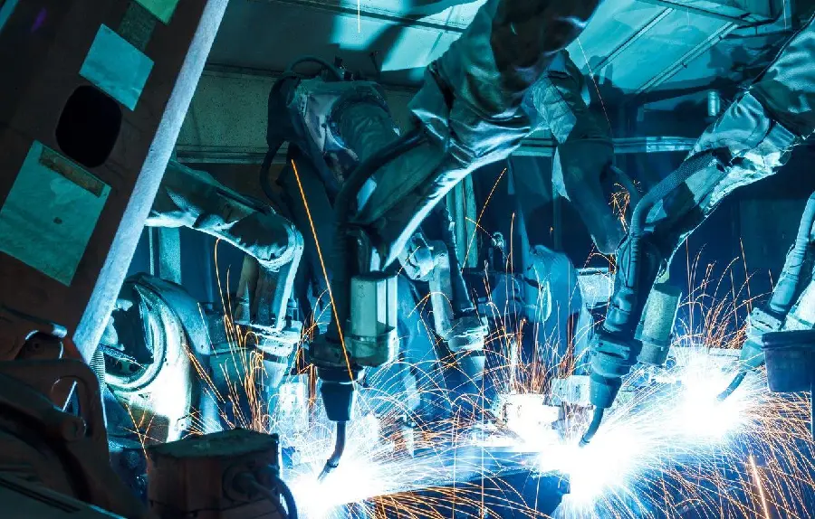 High-quality photo of welding, one of the tasks of metallurgical engineering