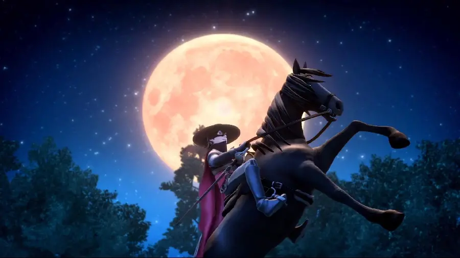 Cartoon wallpaper of the man seeking justice Zorro